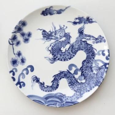 Imagem de FENNYYAR Prato de oferta de cerâmica estilo chinês retrô, 20 cm, enfeite de santuário budista para uso doméstico