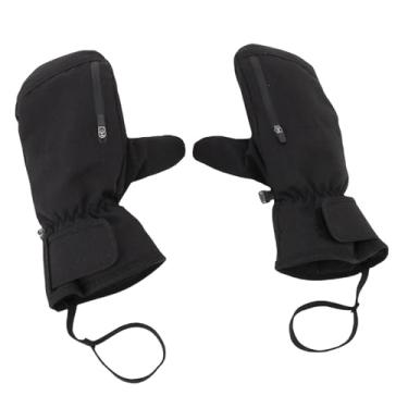 Imagem de Cryfokt Luvas de Snowboard Com Tela Sensível Ao Toque, Luvas de Esqui à Prova de para Manter o Calor No Inverno, de Neve para Clima Frio, Pretas para Homens e Mulheres (XL)