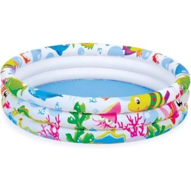 Imagem de Piscina Inflável 100 Litros Vari Tudo – Piscina Infantil Pequena Redonda 25×91 cm – Fácil de Montar para Quintal, Jardim e Varanda