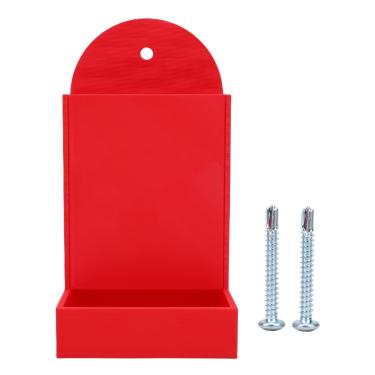 Imagem de Tnfeeon Alimentador de Galinha, Alimentador Automático de Aves por Gravidade Pendurado, Cor Vermelha de Plástico para Pintainho, Pato, Codorna, Galinheiro, Alimentação de Fazenda