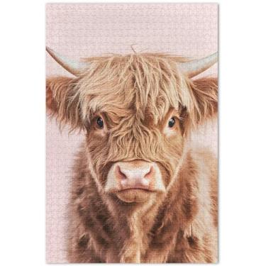 Imagem de Unicórnios roxos cenário fantástico quebra-cabeça 500 peças arte floral adulto pintura divertida brinquedo adulto família elefante branco presentes, 51 x 35 centímetros