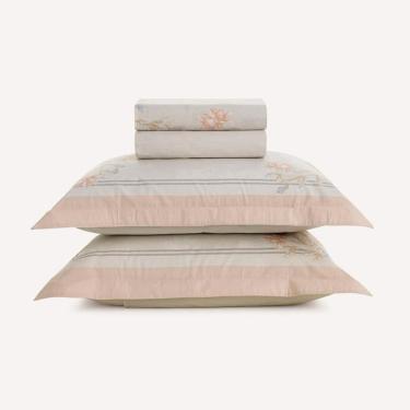 Imagem de Jogo de Cama Casal Karsten 200 Fios 100% Algodão Amber