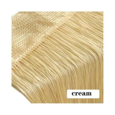 Imagem de Cortina De Fio Grande 100CM X 200CM Com Franjas Para Divisória De Sala