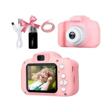 Imagem de Câmera Digital Infantil 1080P HD Com Tela De 2.0 Polegadas, Câmera Par