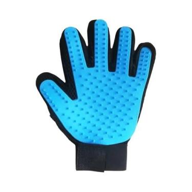 Imagem de Luvas De Silicone Multicoloridas Para Remoção De Pelos De Animais De E