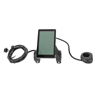 Imagem de Generic Bicicleta Elétrica M5 LCD Tela ABS Durável para Modificação de Scooter, Indicador de Potência de Engrenagem de Assistência de Velocidade para Bicicleta Elétrica, Portátil para Atividades Ao
