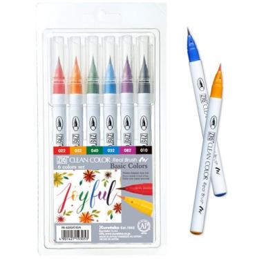 Imagem de ESTOJO ZIG PEN REAL BRUSH C/6 BASIC RB-6000AT/6VA