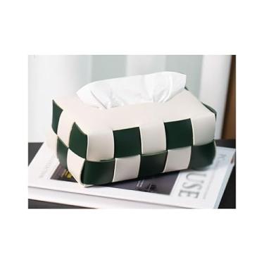 Imagem de Caixa Dispensadora de Lenços Caixa de Papel Tabuleiro de Xadrez Sala de Estar Mesa de Café, Caixa de Armazenamento de Mesa Simples Moderna Caixa de Lenço Suporte de Caixa de Lenços (B) (B)