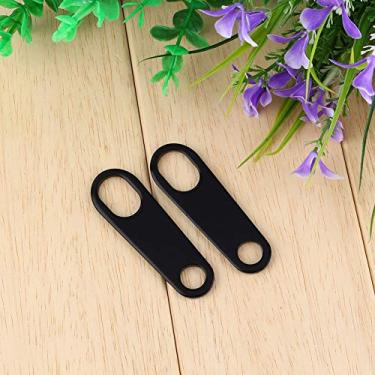 Imagem de Generic Suportes de Choque Pretos para Motocicleta para Farol de Neblina 2x Tubo Ajustável Suporte de Montagem Durável para Bobber Personalizado, para Várias Motocicletas, Materiais de