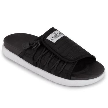 Imagem de Chinelo Masculino Slide Sandália Asuna Nuvem Anatomico, Preto, 40