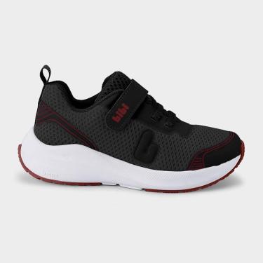 Imagem de Tênis Infantil Bibi High School Preto com Vermelho-Feminino