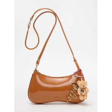 Imagem de Bolsa Feminina Petite Jolie PJ11346 Icon Bag Cor:Doce de Leite, Doce d