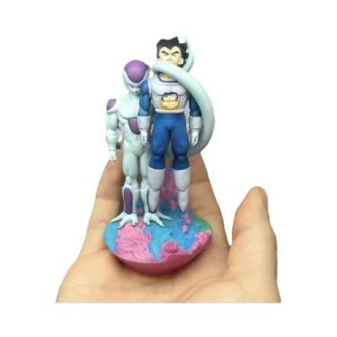 Imagem de Figuras De Ação De Anime Dragon Ball Frieza E Vegeta 9,5cm Estátua De 