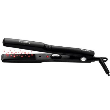 Imagem de Prancha Alisadora Tourmaline Ceramic Mondial Preto P-15, Bivolt