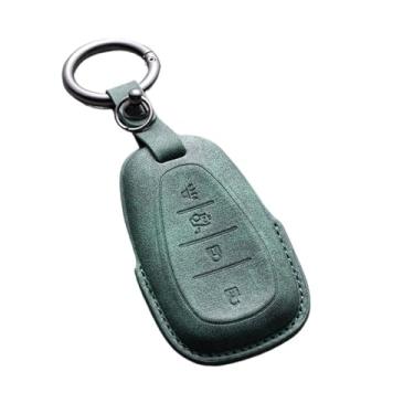 Imagem de Capa de couro para chave de carro com 4/5 botões compatível com Chevrolet Camaro Cruze Malibu 2016 2017 2018 2019 2020 Spark Sonic Onix Equinox(B4)