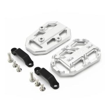 Imagem de Anti-derrapante Para nc700x nx700s 2012-2014 nc750x nc750s nc750 2014-2018 pé pegs frente footpegs traseiro pedal alavanca de freio(Front NC750 Silver)