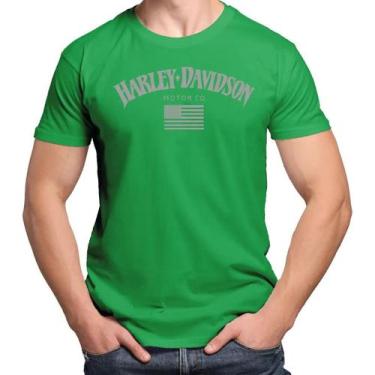 Imagem de Camiseta Camisa Adulto Feminina Masculina Algodão Harley Davidson MD2,