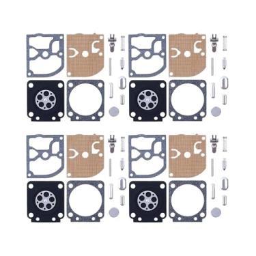 Imagem de Kit de diafragma de reparo de carburador de cortador de grama para peça de substituição de motosserra Ms180 Ms170 018 017 Ms 180 170 Rb-77 (4 conjuntos)