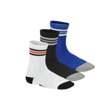 Imagem de Meia Molekinho Cano Longo Infantil - Bcoazulpto