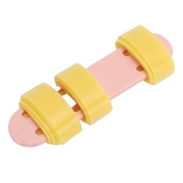 Imagem de Asixxsix Auxílio para Prática de Pulso de Violino, Aprox.11 X 2,7 Cm / 4,3 X 1,1 pol. Fixador Ajustável para Auxílio à Formação da Mão Esquerda (Rosa)