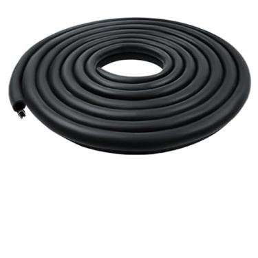 Imagem de Tiras protetoras de borda de porta de carro tipo U tira de vedação de camada dupla à prova d'água à prova de som anticolisão selos automáticos (tipo A 5 m)