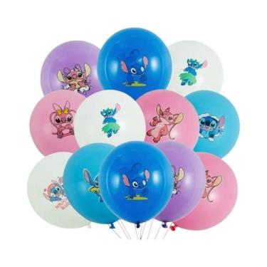 Imagem de Conjunto De Balões Disney Lilo E Stitch De 12 Polegadas, 20 Peças, Dec