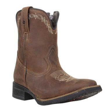 Imagem de Bota Feminina Marrom Bico Quadrado Cano Way 37890