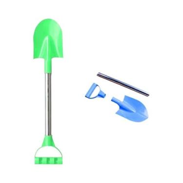 Imagem de Pá De Praia De Aço Inoxidável Para Crianças 56cm Brinquedo De Areia E 