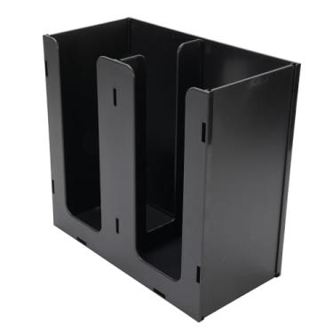 Imagem de TARSHYRY Dispensador de Xícara de café, Organizador de Copo de Acrílico Com 2 Compartimentos para Parede de Balcão, Suporte de Armazenamento de Grande Capacidade para Cafeteria,