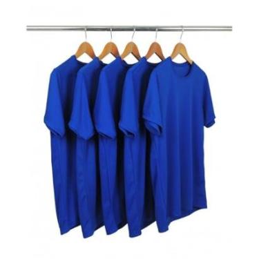 Imagem de Kit 5 Camisetas Masculinas Dry UV 30+-Masculino