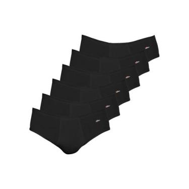 Imagem de Kit com 6 Cuecas Slip Zorba com Abertura 172, Preto, M
