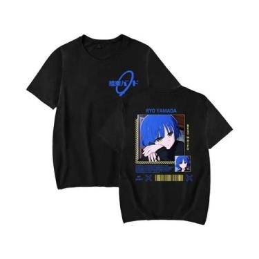 Imagem de Camiseta Masculina Bocchi the Rock Anime, Confortável, Com Estampa Hip