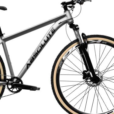 Imagem de Bicicleta Aro 29 Absolute Nero 5 Aluminio 12v Garfo C/trava K7 Freios Hidráulicos Kit 1x12 Pneu C/faixa - Cinza Tam.21