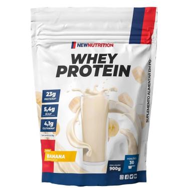 Imagem de Whey Protein - 900g Refil Banana - Newnutrition-Masculino