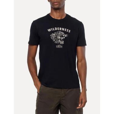 Imagem de Camiseta Calvin Klein Jeans Masculina Wilderness Preta-Masculino