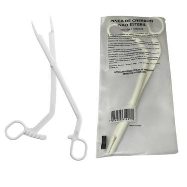 Imagem de Pinça Cheron Descartável Embalagem Individual Cralplast C/20