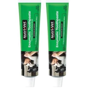 Imagem de Pasta de dentes Nutri-Vet Enzymatic para cães e frango 75mL (x2)