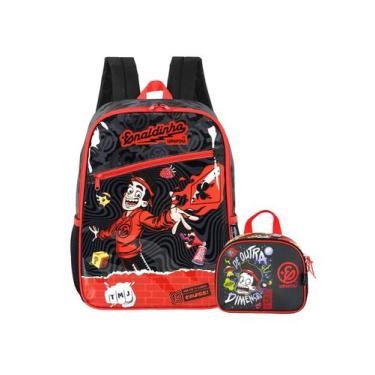 Imagem de Kit Enaldinho Youtuber Mochila De Costas + Lancheira Térmica - Luxcel