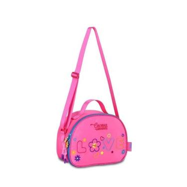 Imagem de Lancheira Escolar Cacau Haxkar Bolsa Térmica Rosa Ou Preta - Clio Styl