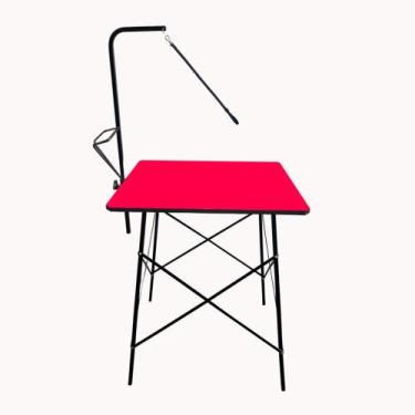 Imagem de Mesa De Tosa Profissional de Fabrica Vermelha - Bravura Pet