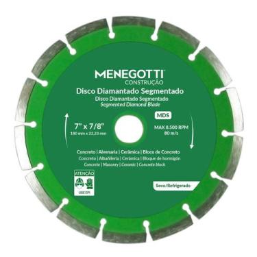 Imagem de Disco Diamantado Segmentado 180Mm Mds (63030102) - Menegotti