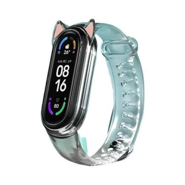 Imagem de Pulseira De Silicone Esportiva Para Xiaomi Mi Band 9 8 7 6 5 4 3 - Sub