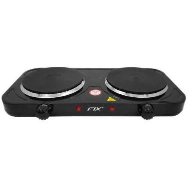 Imagem de Fogão Portátil Elétrico 2 Bocas 2000W 220V - FIX
