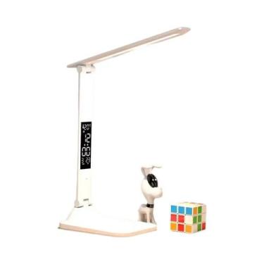 Imagem de Luminária De Mesa LED Dobrável Com Carregamento USB, Luz De Leitura Re