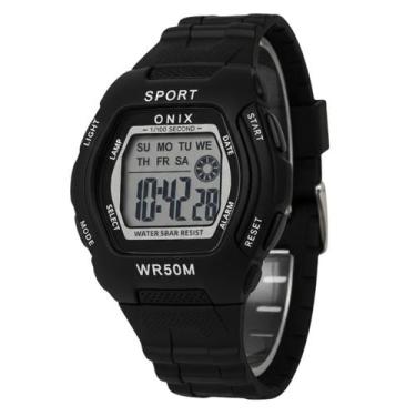 Imagem de Relógio Feminino Onix Digital IT697 Preto Esportivo  Cronômetro, Alarm