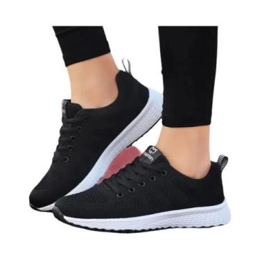 Imagem de Tênis Leves Para Corrida Femininos Confortáveis Para Esportes E Joggin