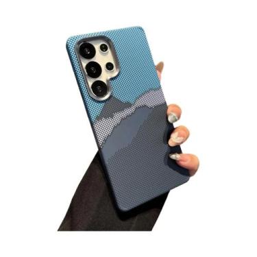 Imagem de Capa Magnética Magsafe De Plástico Com Textura De Fibra De Carbono E A