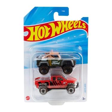 Imagem de Hot Wheels Pacote 2 Custom Ford Bronco e Ford F-150 - Mattel