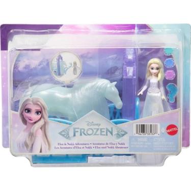 Imagem de Disney Princesas Mini Estábulo Elsa e Nokk Empilhável - Mattel