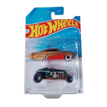 Imagem de Hot Wheels Pacote 2 Hirohata Merc e Max Steel - Mattel